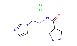 pyrrolidine-3-carboxylic acid (2-imidazol-1-yl-ethyl)-amide dihydrochloride