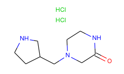 4-(3-pyrrolidinylmethyl)-2-piperazinone dihydrochloride