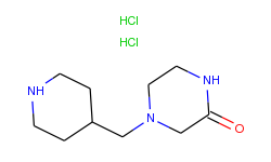 4-(4-piperidinylmethyl)-2-piperazinone dihydrochloride