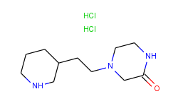 4-[2-(3-piperidinyl)ethyl]-2-piperazinone dihydrochloride