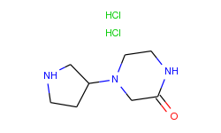 4-(3-pyrrolidinyl)-2-piperazinone dihydrochloride
