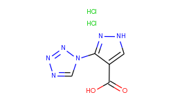 3-tetrazol-1-yl-1h-pyrazole-4-carboxylic acid dihydrochloride