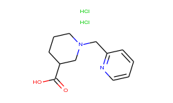 1-(pyridin-2-ylmethyl)piperidine-3-carboxylic acid dihydrochloride
