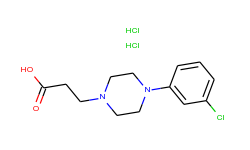 3-[4-(3-chloro-phenyl)-piperazin-1-yl]-propionic acid dihydrochloride