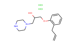 1-(2-allyl-phenoxy)-3-piperazin-1-yl-propan-2-ol dihydrochloride