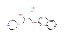 1-(naphthalen-2-yloxy)-3-piperazin-1-yl-propan-2-ol dihydrochloride