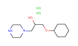 1-cyclohexyloxy-3-piperazin-1-yl-propan-2-ol dihydrochloride