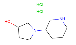 1-(3-piperidinyl)-3-pyrrolidinol dihydrochloride