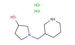 1-(3-piperidinylmethyl)-3-pyrrolidinol dihydrochloride