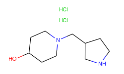 1-(3-pyrrolidinylmethyl)-4-piperidinol dihydrochloride