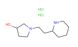 1-[2-(2-piperidinyl)ethyl]-3-pyrrolidinol dihydrochloride