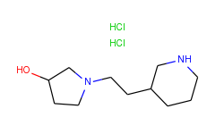 1-[2-(3-piperidinyl)ethyl]-3-pyrrolidinol dihydrochloride