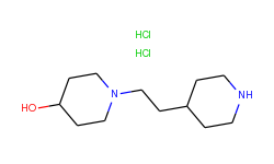 1-[2-(4-piperidinyl)ethyl]-4-piperidinol dihydrochloride