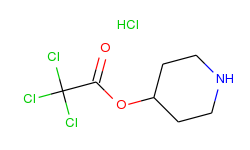 4-piperidinyl 2,2,2-trichloroacetate hydrochloride