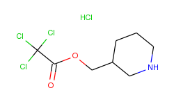 3-piperidinylmethyl 2,2,2-trichloroacetate hydrochloride