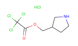 3-pyrrolidinylmethyl 2,2,2-trichloroacetate hydrochloride
