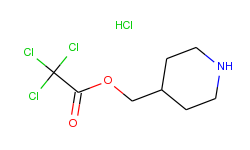 4-piperidinylmethyl 2,2,2-trichloroacetate hydrochloride
