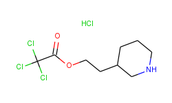2-(3-piperidinyl)ethyl 2,2,2-trichloroacetate hydrochloride
