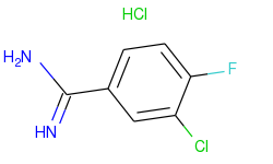 Benzenecarboximidamide, 3-chloro-4-fluoro-, monohydrochloride