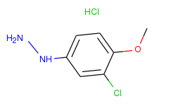 Hydrazine, (3-chloro-4-methoxyphenyl)-, monohydrochloride