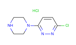 Pyridazine, 3-chloro-6-(1-piperazinyl)-, monohydrochloride