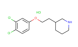 3-[2-(3,4-dichlorophenoxy)ethyl]piperidine hydrochloride