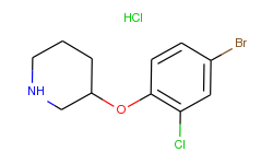 3-(4-bromo-2-chlorophenoxy)piperidine hydrochloride
