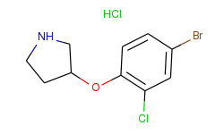 3-(4-bromo-2-chlorophenoxy)pyrrolidine hydrochloride