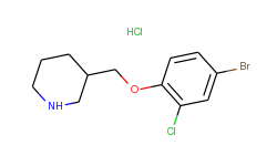 3-[(4-bromo-2-chlorophenoxy)methyl]piperidine hydrochloride