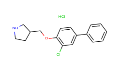 3-chloro[1,1-biphenyl]-4-yl 3-pyrrolidinylmethyl-ether hydrochloride