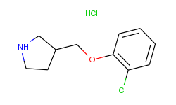 3-[(2-chlorophenoxy)methyl]pyrrolidine hydrochloride