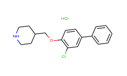 3-chloro[1,1-biphenyl]-4-yl 4-piperidinylmethyl ether hydrochloride