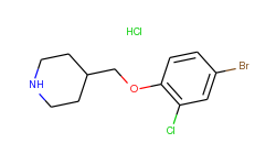 4-[(4-bromo-2-chlorophenoxy)methyl]piperidine hydrochloride