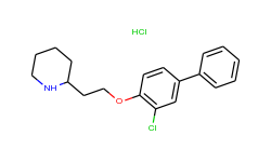 2-{2-[(3-chloro[1,1-biphenyl]-4-yl)oxy]-ethyl}piperidine hydrochloride