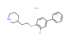 3-{2-[(3-chloro[1,1-biphenyl]-4-yl)oxy]-ethyl}piperidine hydrochloride