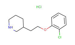 3-[2-(2-chlorophenoxy)ethyl]piperidine hydrochloride