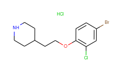 4-[2-(4-bromo-2-chlorophenoxy)ethyl]piperidine hydrochloride