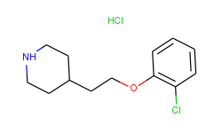 4-[2-(2-chlorophenoxy)ethyl]piperidine hydrochloride