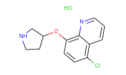 5-chloro-8-(3-pyrrolidinyloxy)quinoline hydrochloride