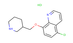 5-chloro-8-(3-piperidinylmethoxy)quinoline hydrochloride