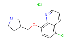 5-chloro-8-(3-pyrrolidinylmethoxy)quinoline hydrochloride