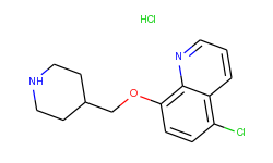 5-chloro-8-(4-piperidinylmethoxy)quinoline hydrochloride