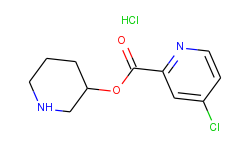 3-piperidinyl 4-chloro-2-pyridinecarboxylate hydrochloride