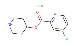 4-piperidinyl 4-chloro-2-pyridinecarboxylate hydrochloride