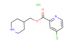 4-piperidinylmethyl 4-chloro-2-pyridinecarboxylate hydrochloride