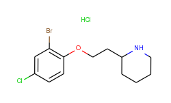 2-[2-(2-bromo-4-chlorophenoxy)ethyl]piperidine hydrochloride