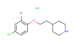 4-[2-(2-bromo-4-chlorophenoxy)ethyl]piperidine hydrochloride