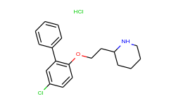 2-{2-[(5-chloro[1,1-biphenyl]-2-yl)oxy]-ethyl}piperidine hydrochloride