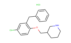 2-benzyl-4-chlorophenyl 3-piperidinylmethyl ether hydrochloride