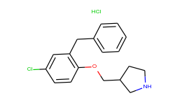 2-benzyl-4-chlorophenyl 3-pyrrolidinylmethyl ether hydrochloride